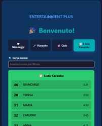 Lista di prenotazioni